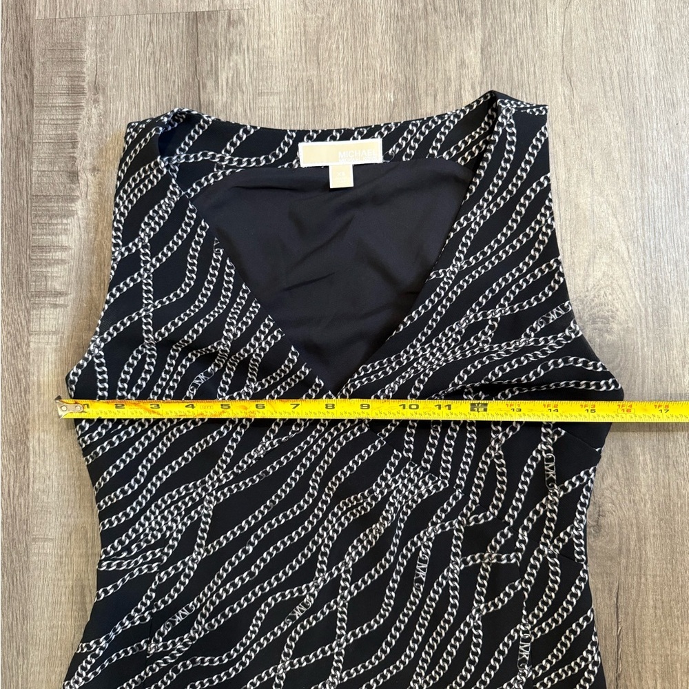 MICHAEL KORS Status Print Stretch Twill Mini Dress size XSmall - Picture 5 of 12